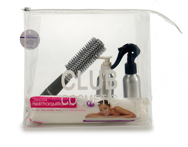 make-uptasje Club 23 x 27 cm transparant - Afbeelding 3