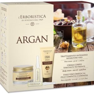giftset Argan dames vegan beige 4-delig