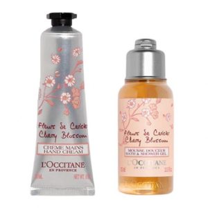 cadeauset Cherry Blossom dames 65 ml rood 3-delig